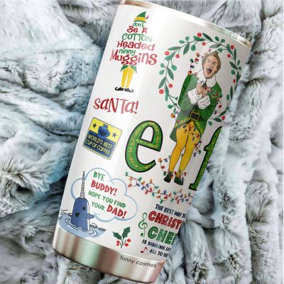 Elf Tumbler – Christmas Movie Tumbler – Gifts for Christmas – Gifts For Coworker, Women, Men On Christmas – Tumbler 20 Oz
